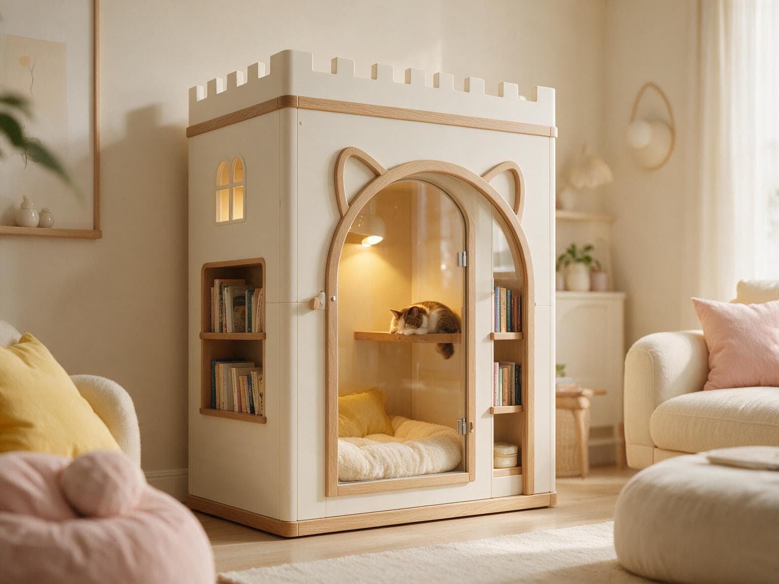 The Library Cat Castle